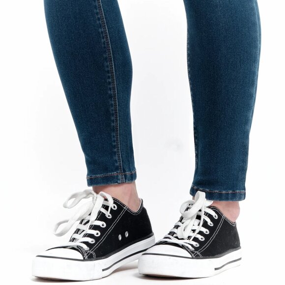 1822 Denim Ava Butter Soft Skinny Ziggy Wash Rinse Medium Mid Rise Jeans Pants 8 - Picture 6 of 9